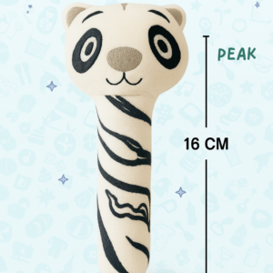 Soft Rattle Toy for Babies|Easy-to-Hold Grip|Plush Rattle for Sensory Play|Motor Skills & Bonding|Travel Friendly |3+ Months - Image 10