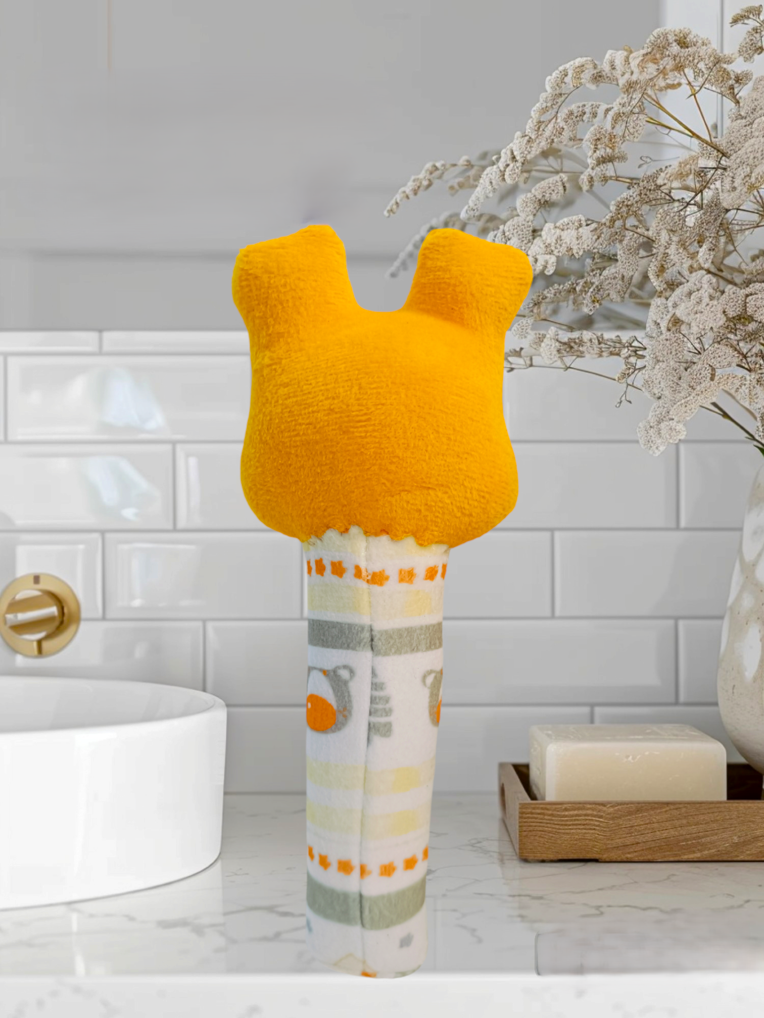 Soft Rattle Toy for Babies|Easy-to-Hold Grip|Plush Rattle for Sensory Play|Motor Skills & Bonding|Travel Friendly |3+ Months - Image 6