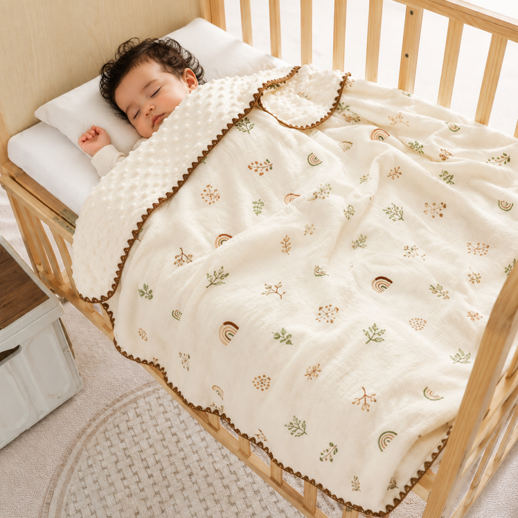 Baby Blanket | Baby Wrap Fluffy Receiving Blanket