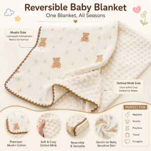 Baby Blanket | Baby Wrap Fluffy Receiving Blanket - Image 12