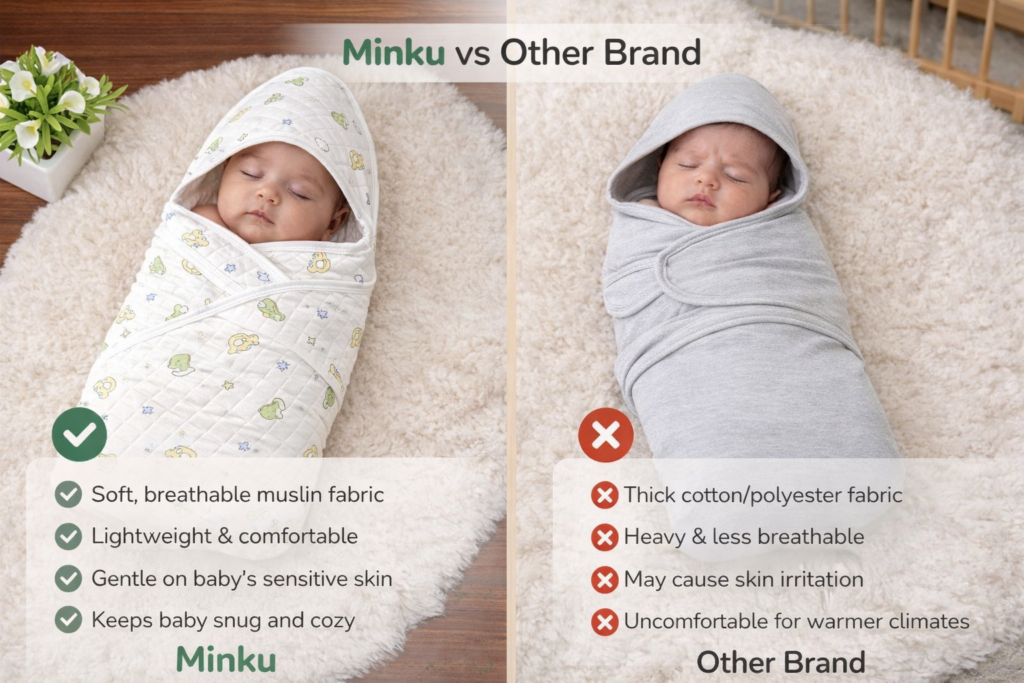Baby Blanket | Baby Wrap Fluffy Receiving Blanket