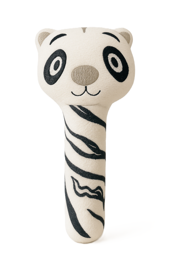Soft Rattle Toy for Babies|Easy-to-Hold Grip|Plush Rattle for Sensory Play|Motor Skills & Bonding|Travel Friendly |3+ Months