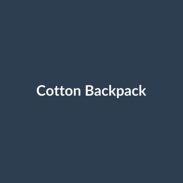 Kitmik Classic Cotton Backpack